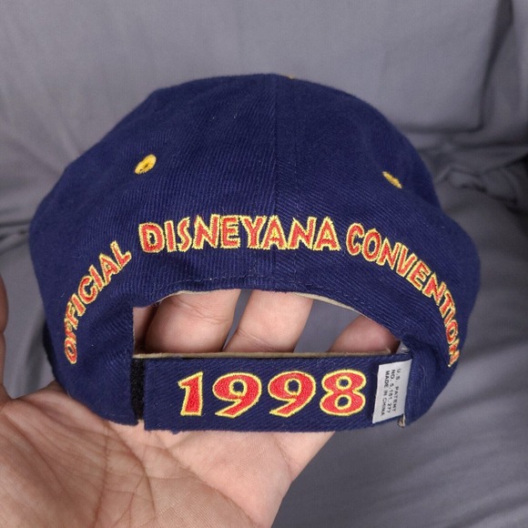 Vintage 1998-99 Walt Disney World Hat Reversible Disneyana Convention Strapback - Picture 7 of 15